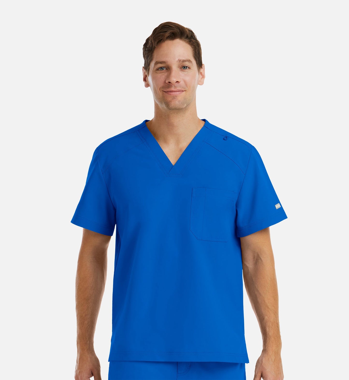 Maevn Momentum Mens V-Neck 1-Pocket Tuck In Scrub Top