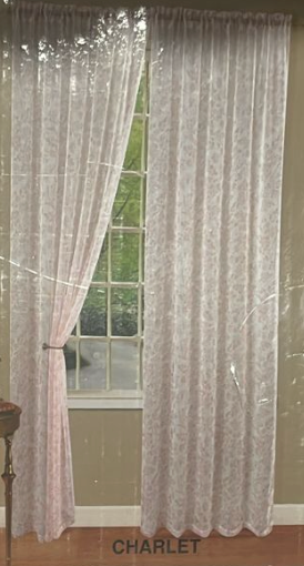 Estex Home Fashions Grommet Window Panel Curtains