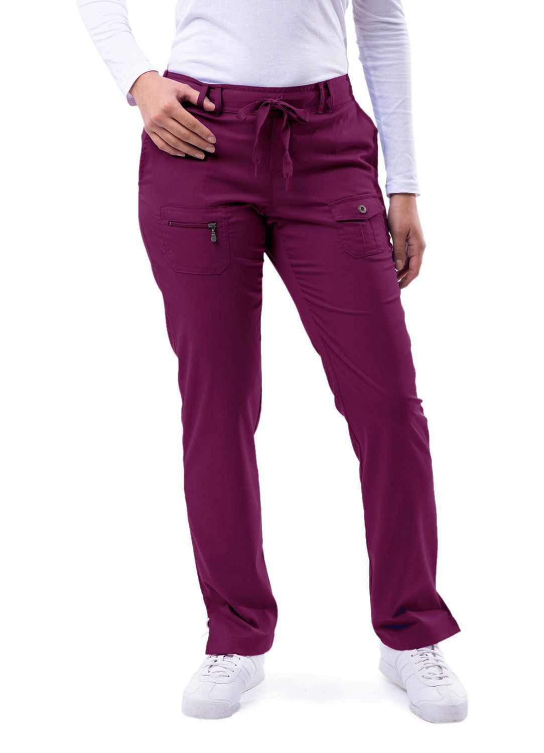 Pantalon médical Adar Pro Petite Slim Fit à 6 poches