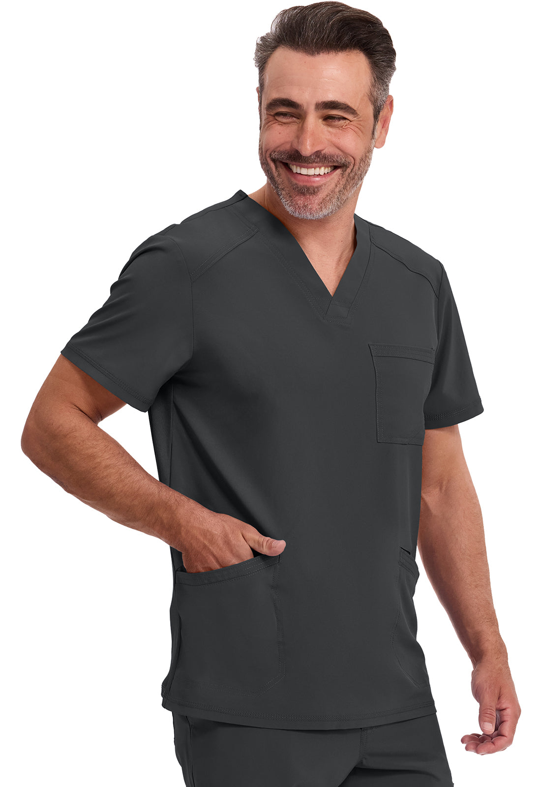 Cherokee Infinity Mens V-Neck Scrub Top