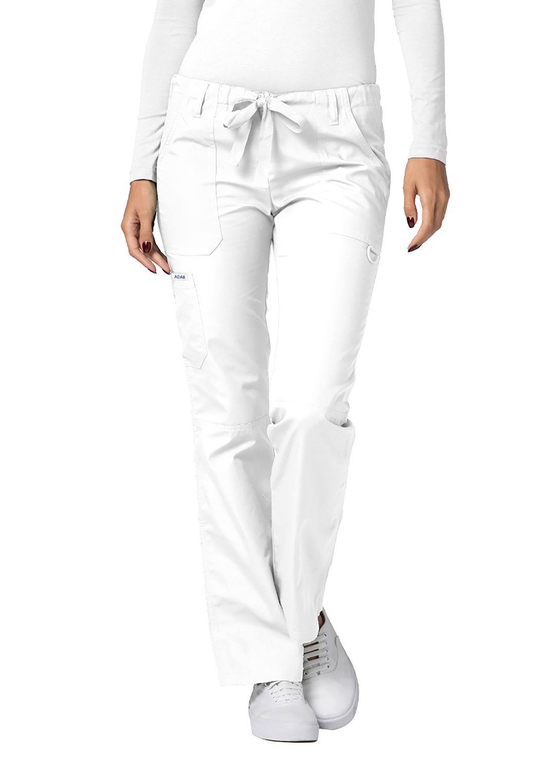 Pantalones médicos unisex pequeños con cordón y rodillas divididas Adar Universal