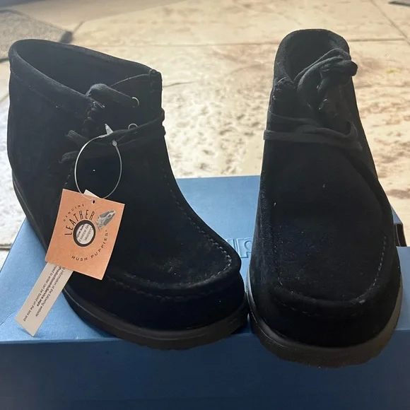 Hush Puppies Boys Suede Bridgeport Shoes