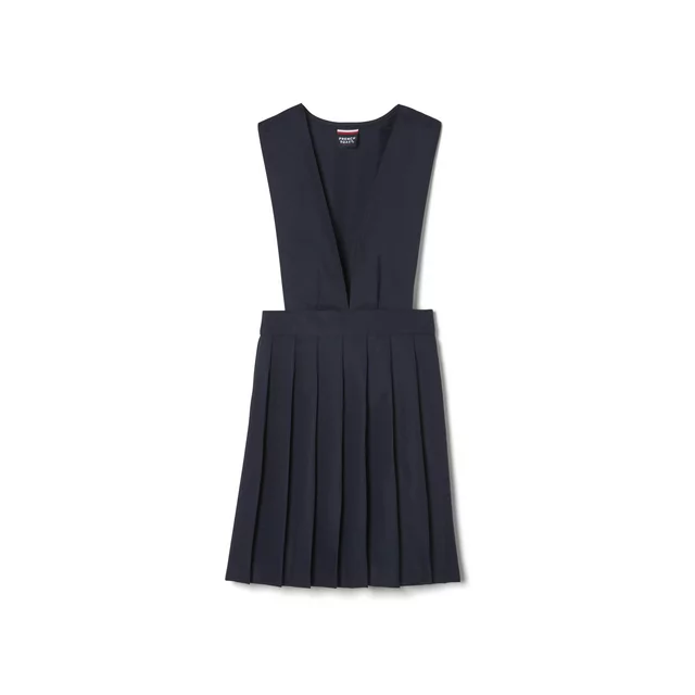 French Toast Girls V-Neck Pleated Jumper