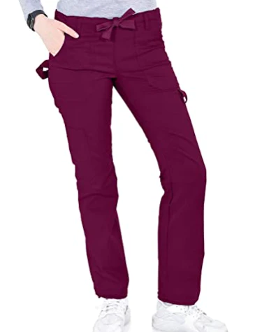 Pantalon taille basse en sergé élastique à 6 poches pour bébé de la collection Hey