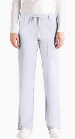 Pantalones de trabajo de pierna recta con cuatro bolsillos y ajuste juvenil de NRG