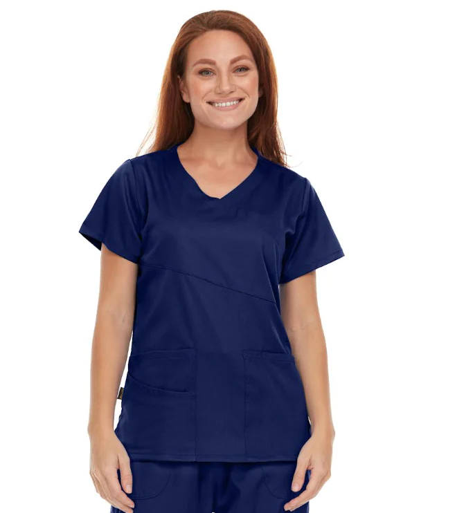 Blusa quirúrgica de cuello alto de Pepino Uniforms