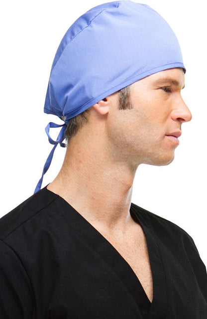 Gorro quirúrgico unisex genérico con lazo trasero y mascarilla de tela negra AllHeart Basics Elate
