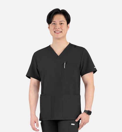 Maevn Momentum Mens 4-Pocket V-Neck Scrub Top