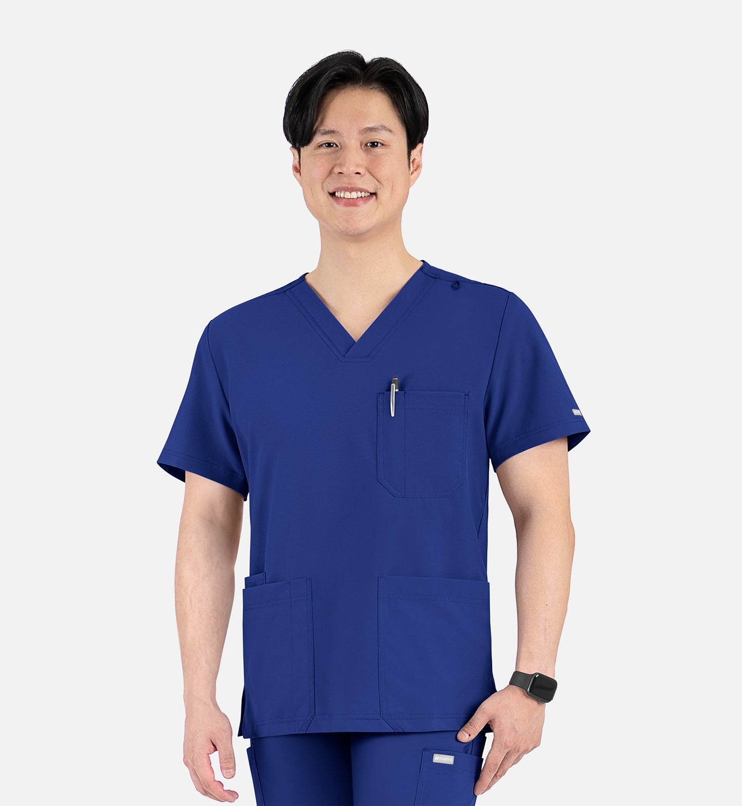 Maevn Momentum Mens 4-Pocket V-Neck Scrub Top