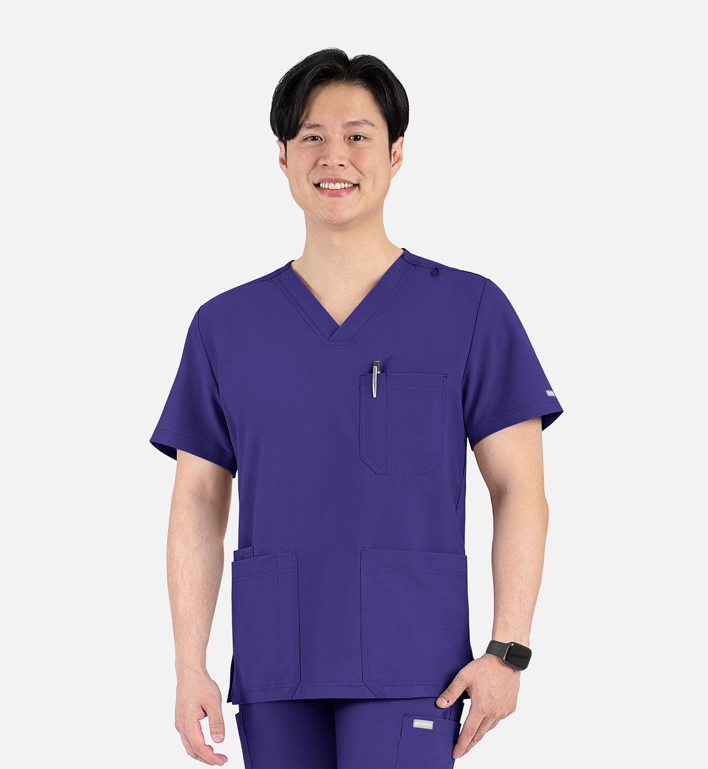 Maevn Momentum Mens 4-Pocket V-Neck Scrub Top