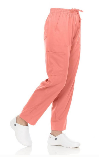 Pepino Uniforms Unisex Elastic Waist Cargo Stretch Pants