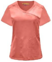 Pepino Uniforms Wrap Neck Side Pocket Scrub Top