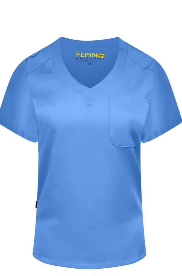 Pepino Uniforms 1-Pocket Tuck In Scrub Top