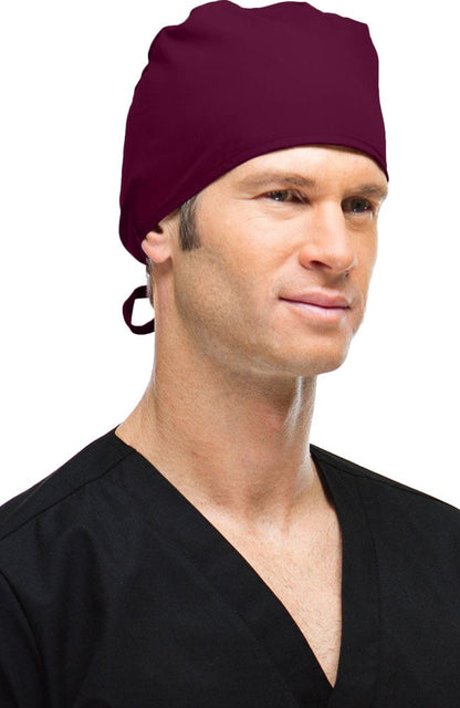 Gorro quirúrgico unisex genérico con lazo trasero y mascarilla de tela negra AllHeart Basics Elate