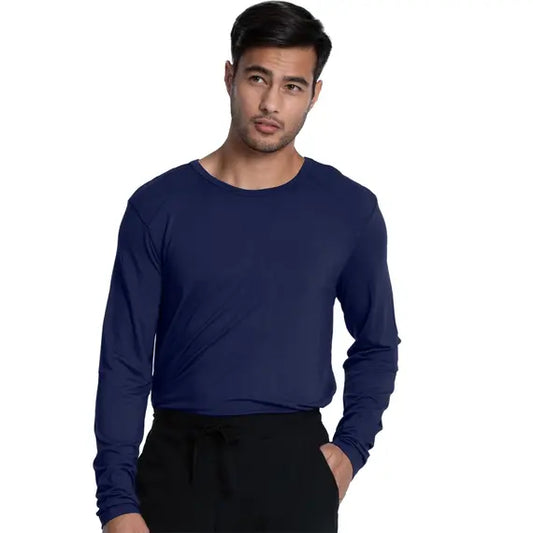 Allheart Luxe Supreme Mens Knit Long Sleeve Underscrub Tee Shirt