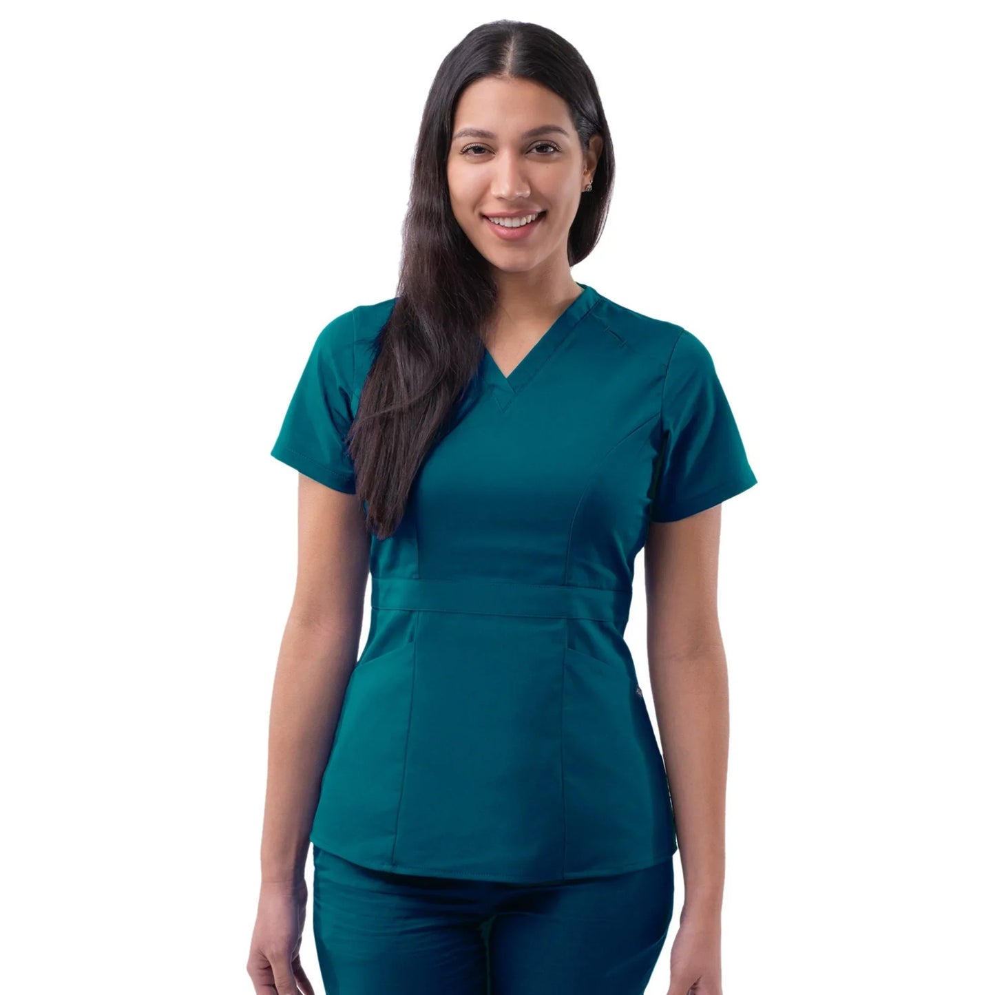 Blusa médica peplum a medida Adar Pro