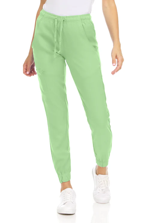 Medichic Leah Elastic Waist Cargo Jogger Scrub Pants