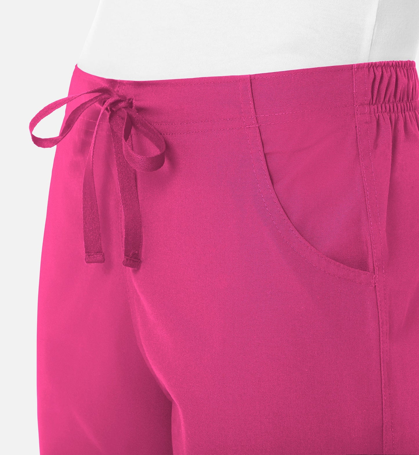 Maevn Red Panda Half Elastic Waist Scrub Pants