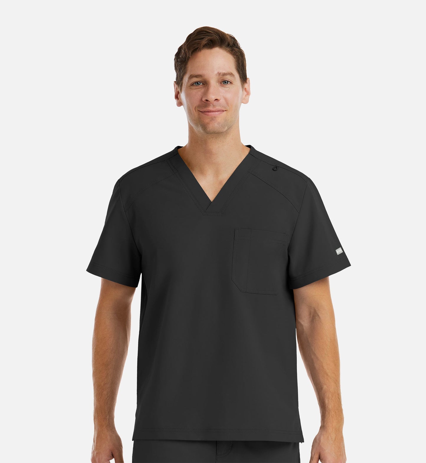 Maevn Momentum Mens V-Neck 1-Pocket Tuck In Scrub Top
