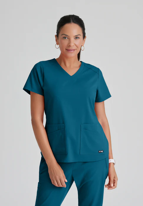 Grey's Anatomy Stretch Emma V-Neck Scrub Top