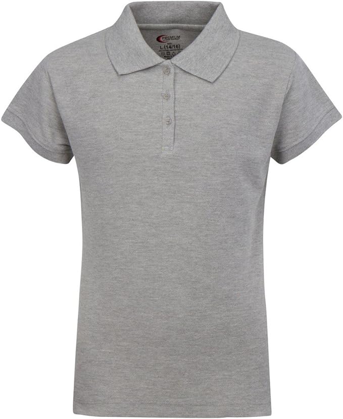 Polo de manga corta para niña Premium Wear
