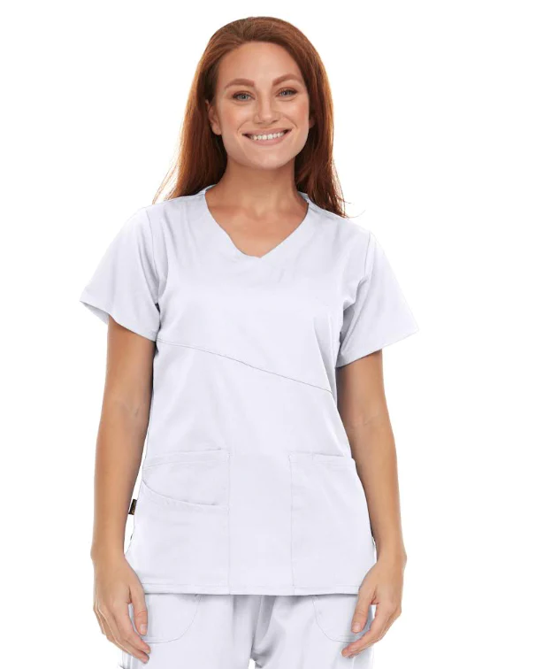 Blusa quirúrgica de cuello alto de Pepino Uniforms