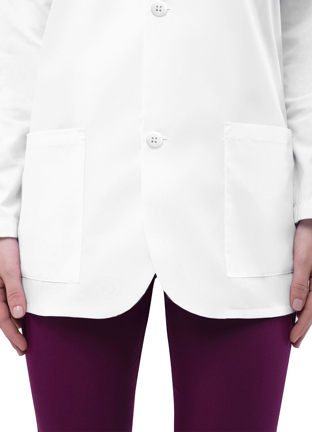 Bata de laboratorio de aislamiento clásica unisex universal Adar de 31"