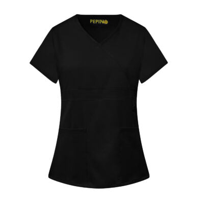 Pepino Uniforms Mock Neck Scrub Top
