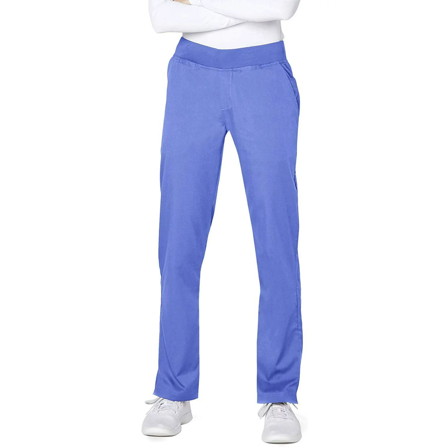 Pantalones de yoga ajustados Adar Pro Tailored Skinny Leg Yoga Scrub Pants