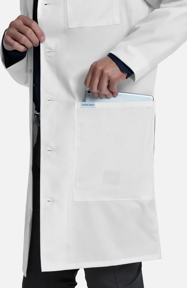 Bata de laboratorio con botones delanteros de 38" para hombre Project Lab by Cherokee