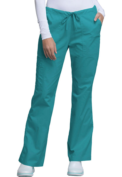 Pantalones quirúrgicos Cherokee Workwear Core Stretch Tall con cordón ajustable en liquidación