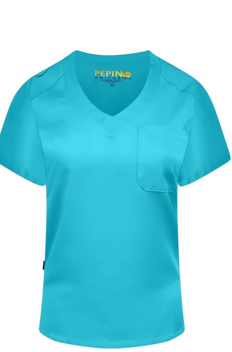 Pepino Uniforms 1-Pocket Tuck In Scrub Top