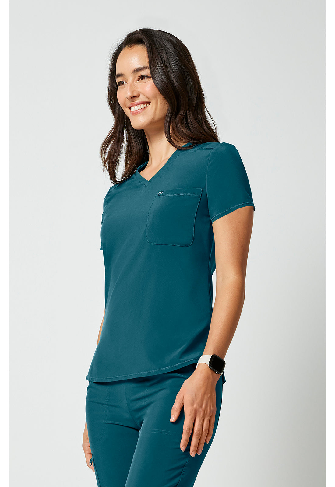 Cherokee Allura 1-Pocket Tuck In V-Neck Scrub Top