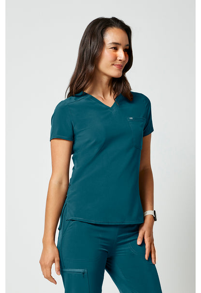 Cherokee Allura 1-Pocket Tuck In V-Neck Scrub Top