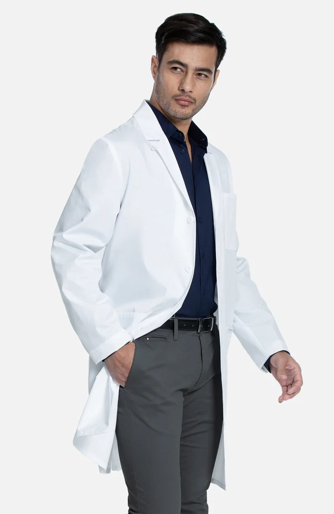 Bata de laboratorio con botones delanteros de 38" para hombre Project Lab by Cherokee