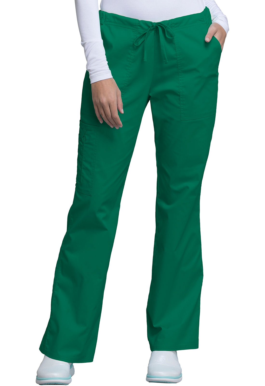 Pantalones quirúrgicos Cherokee Workwear Core Stretch Tall con cordón ajustable en liquidación