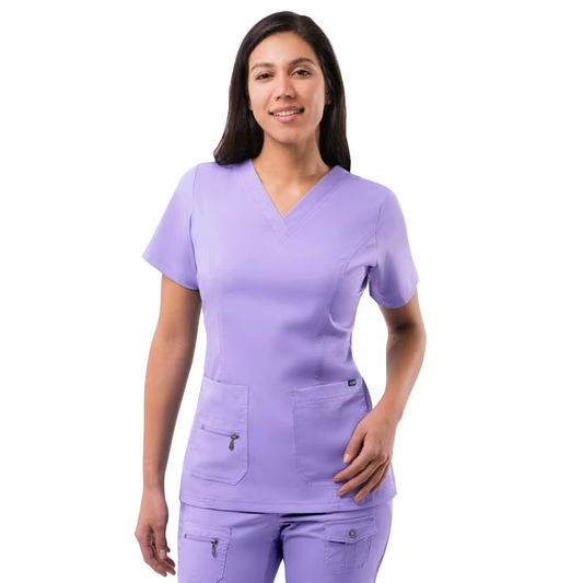 Adar Pro Elevated V-Neck Scrub Top