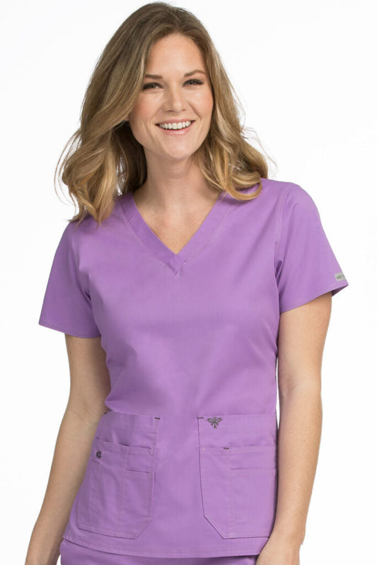 Med Couture Originals Flex It V-Neck Scrub Top