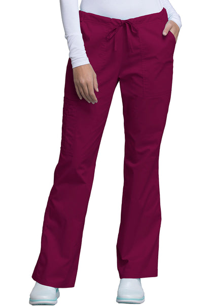 Pantalones quirúrgicos Cherokee Workwear Core Stretch Tall con cordón ajustable en liquidación