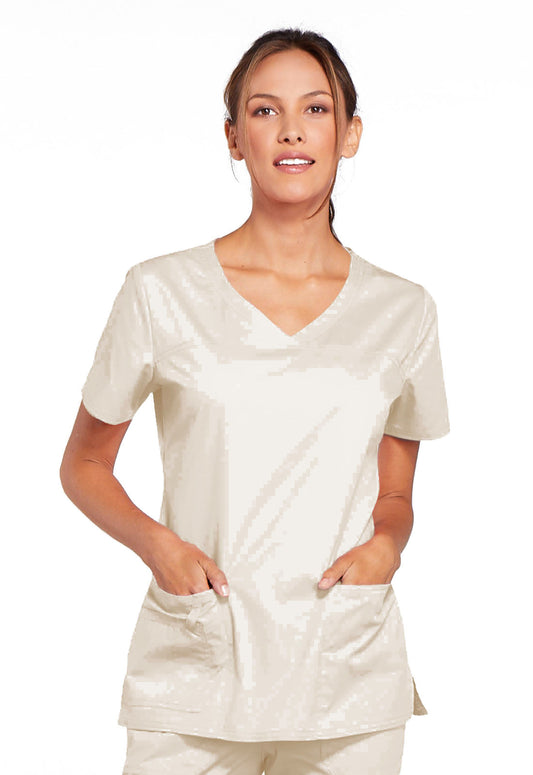 Cherokee Workwear Core Stretch V-Neck Scrub Top