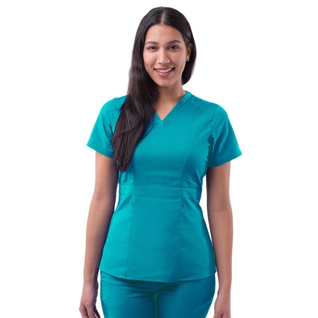 Blusa médica peplum a medida Adar Pro