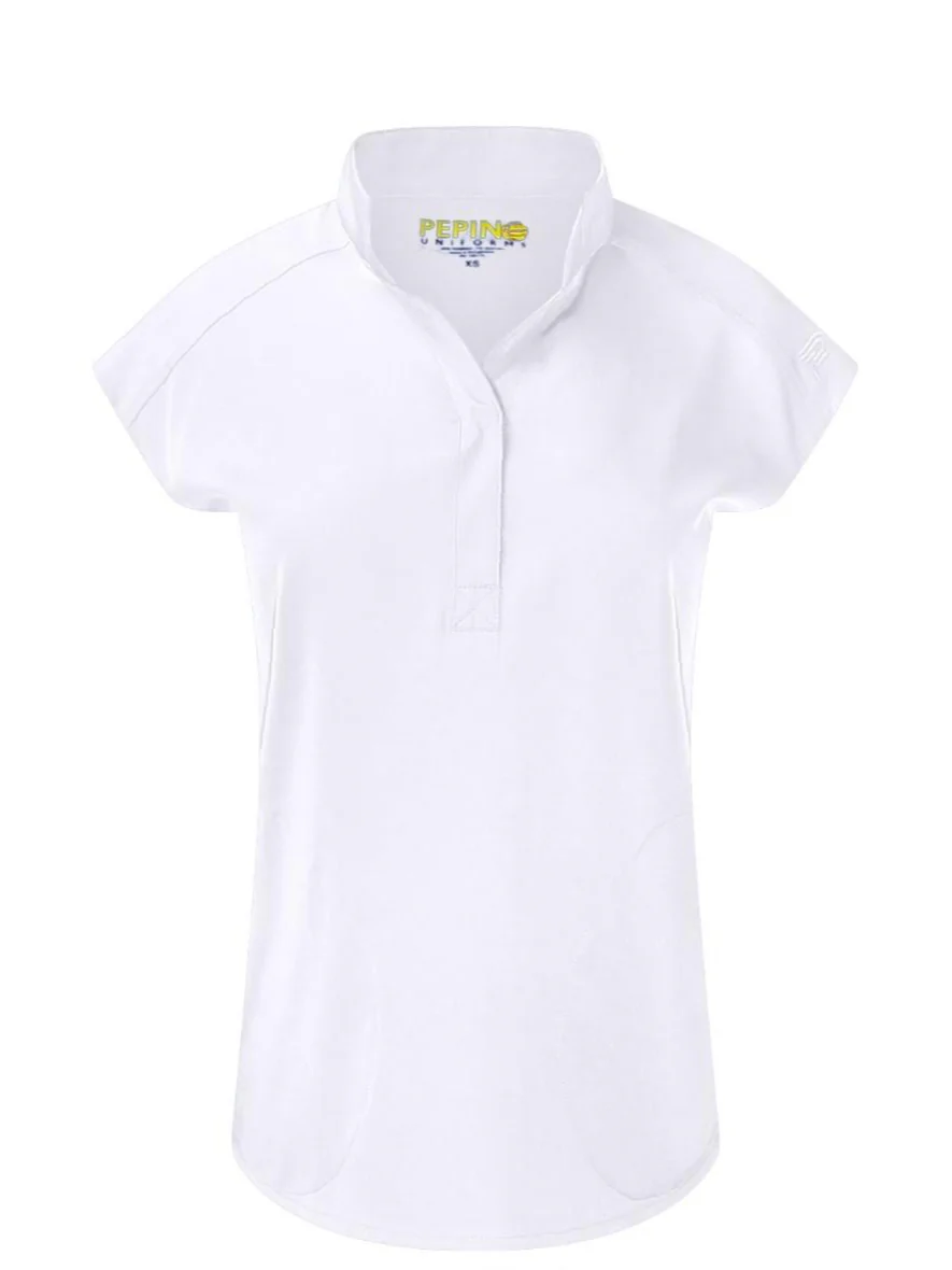 Pepino Uniforms Mandarin Collar Tuck In Top