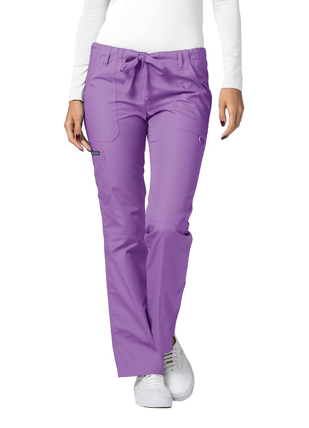 Pantalones unisex universales con cordón y rodillas divididas Adar