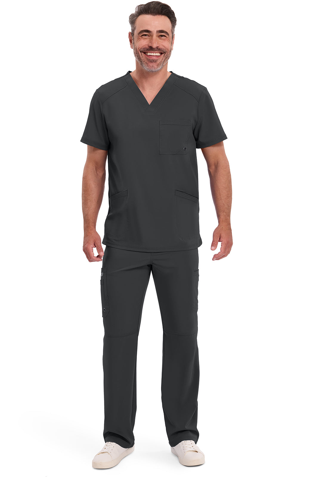 Cherokee Infinity Mens V-Neck Scrub Top