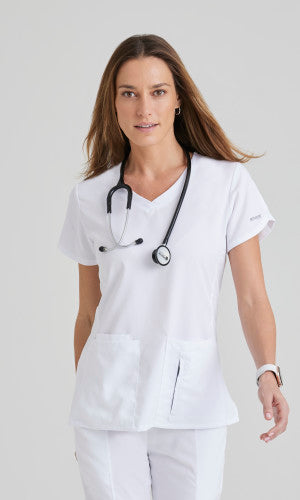 Blusa médica con cuello en V Cora de Grey's Anatomy