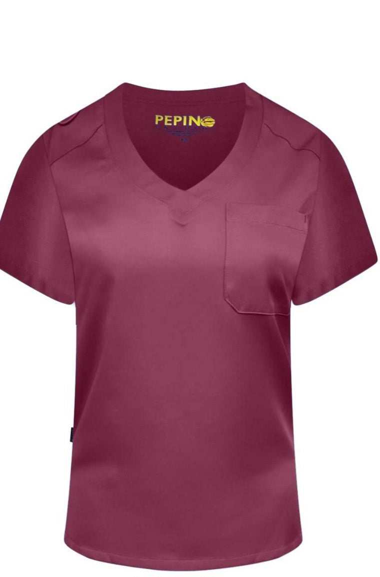 Pepino Uniforms 1-Pocket Tuck In Scrub Top