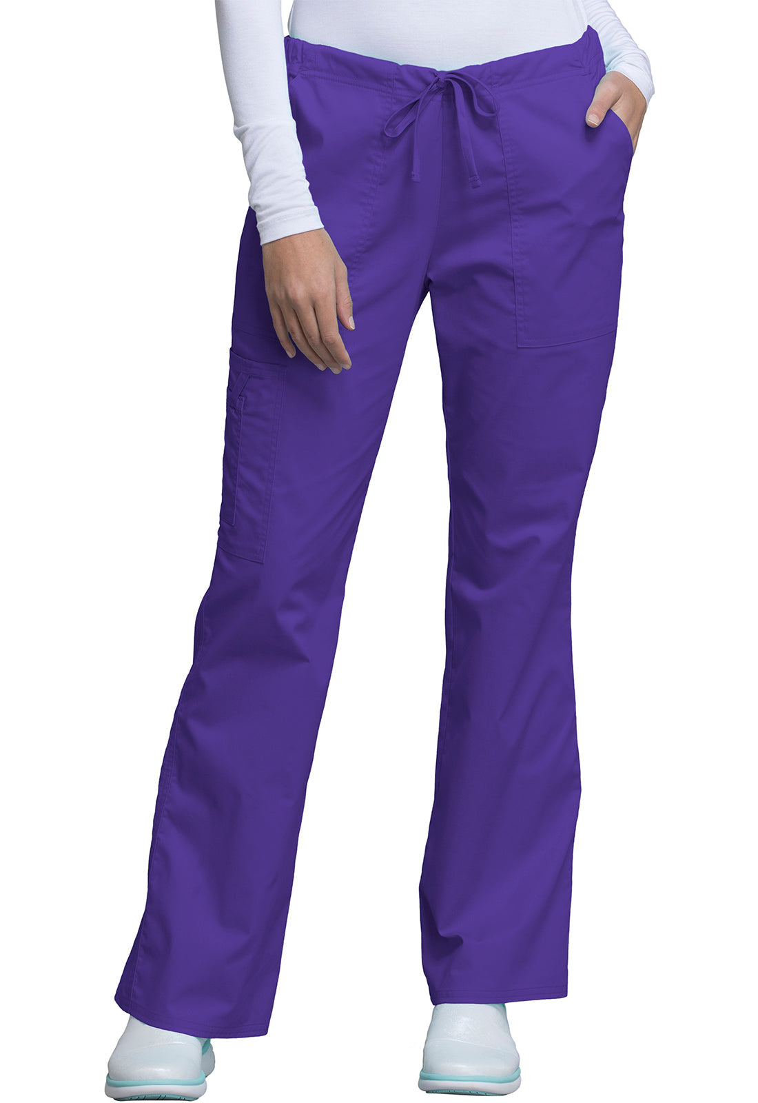 Pantalones quirúrgicos Cherokee Workwear Core Stretch Tall con cordón ajustable en liquidación