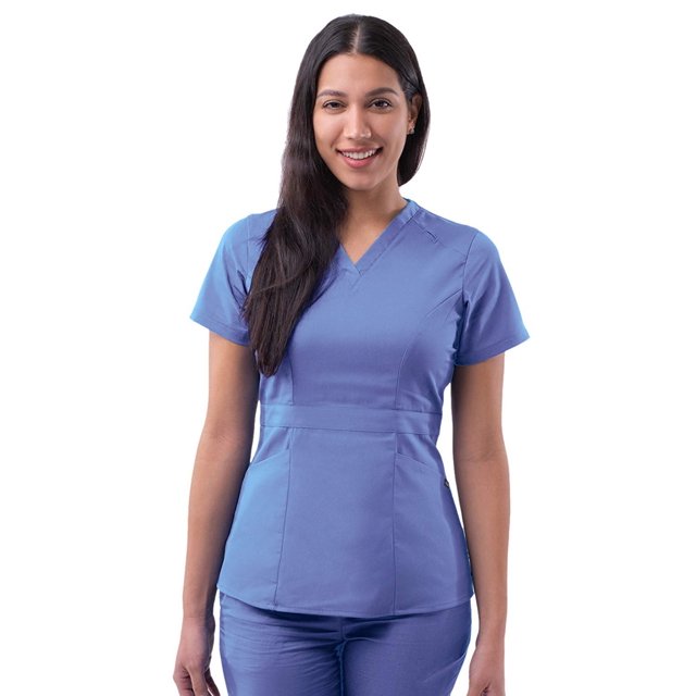 Blusa médica peplum a medida Adar Pro