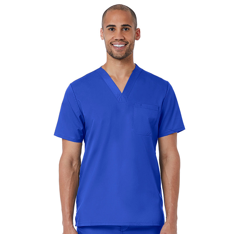 Maevn EON Mens 1-Pocket V-Neck Tuck In Scrub Top