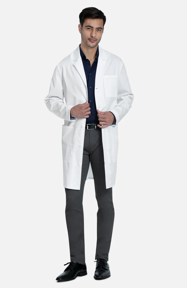 Bata de laboratorio con botones delanteros de 38" para hombre Project Lab by Cherokee